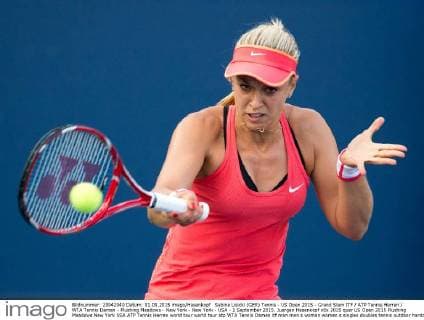 Sabine Lisicki (GER) Tennis - US Open 2015 - Grand Slam ITF ATP Tennis Herren WTA Tennis Damen - Flushing Meadows - New York - New York - USA - 1 September 2015. Juergen Hasenkopf
