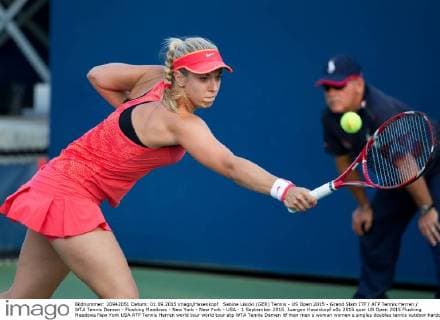 Sabine Lisicki (GER) Tennis - US Open 2015 - Grand Slam ITF ATP Tennis Herren WTA Tennis Damen - Flushing Meadows - New York - New York - USA - 1 September 2015. Juergen Hasenkopf