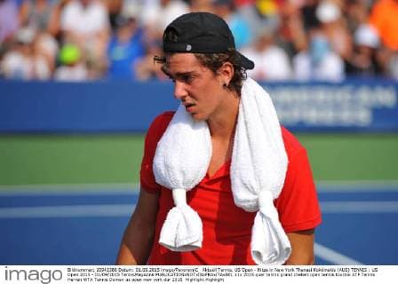 Aktuell Tennis, US Open - Hitze in New York Thanasi Kokkinakis (AUS) TENNIS : US Open 2015 - 01 09 2015 TennisMagazine 