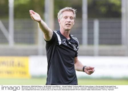 Aktuell Fußball, Training DFB U21 Nationalteam in Norderstedt Norderstedt Axel Busenkell Training am 31.08.2015, Fussball, U21 U 21 Nationalmannschaft, 31.08.15 , Copyright: KOENIG Eibner-Pressefoto EP_FKG