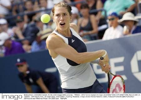 TENNIS - WTA Tennis Damen US Open 2015 NEW YORK CITY,NEW YORK,USA,01.SEP.15 - TENNIS - WTA World Tour, US Open 2015, Grand Slam, Flushing Meadows. Image shows Andrea Petkovic (GER). GEPAxpictures xMatthiasxHauer
