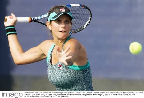 TENNIS - WTA Tennis Damen US Open 2015 NEW YORK CITY,NEW YORK,USA,01.SEP.15 - TENNIS - WTA World Tour, US Open 2015, Grand Slam, Flushing Meadows. Image shows Julia Goerges (GER). GEPAxpictures xMatthiasxHauer