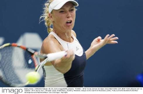 TENNIS - WTA Tennis Damen US Open 2015 NEW YORK CITY,NEW YORK,USA,01.SEP.15 - TENNIS - WTA World Tour, US Open 2015, Grand Slam, Flushing Meadows. Image shows Caroline Wozniacki (DEN). GEPAxpictures xMatthiasxHauer