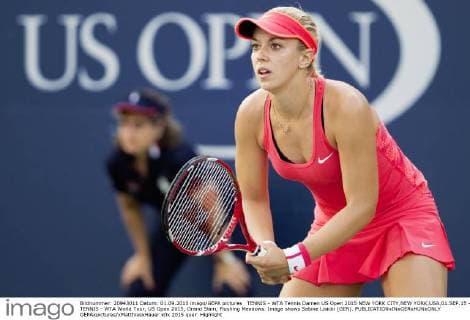 TENNIS - WTA Tennis Damen US Open 2015 NEW YORK CITY,NEW YORK,USA,01.SEP.15 - TENNIS - WTA World Tour, US Open 2015, Grand Slam, Flushing Meadows. Image shows Sabine Lisicki (GER). GEPAxpictures xMatthiasxHauer