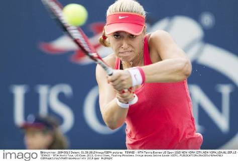 TENNIS - WTA Tennis Damen US Open 2015 NEW YORK CITY,NEW YORK,USA,01.SEP.15 - TENNIS - WTA World Tour, US Open 2015, Grand Slam, Flushing Meadows. Image shows Sabine Lisicki (GER). GEPAxpictures xMatthiasxHauer