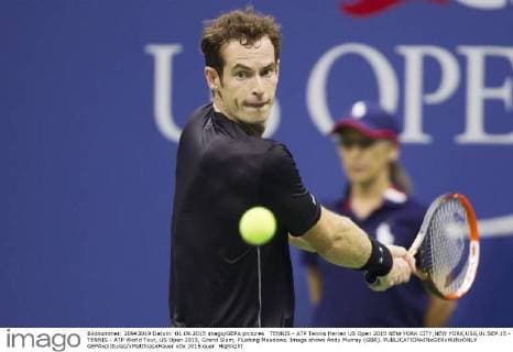 TENNIS - ATP Tennis Herren US Open 2015 NEW YORK CITY,NEW YORK,USA,01.SEP.15 - TENNIS - ATP World Tour, US Open 2015, Grand Slam, Flushing Meadows. Image shows Andy Murray (GBR). GEPAxpictures xMatthiasxHauer