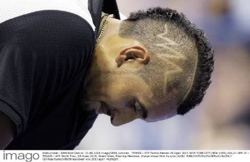 TENNIS - ATP Tennis Herren US Open 2015 NEW YORK CITY,NEW YORK,USA,01.SEP.15 - TENNIS - ATP World Tour, US Open 2015, Grand Slam, Flushing Meadows. Image shows Nick Kyrgios (AUS). GEPAxpictures xMatthiasxHauer