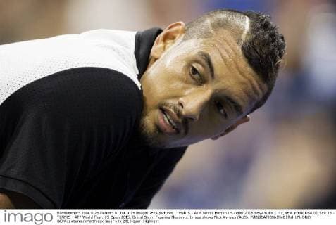 TENNIS - ATP Tennis Herren US Open 2015 NEW YORK CITY,NEW YORK,USA,01.SEP.15 - TENNIS - ATP World Tour, US Open 2015, Grand Slam, Flushing Meadows. Image shows Nick Kyrgios (AUS). GEPAxpictures xMatthiasxHauer
