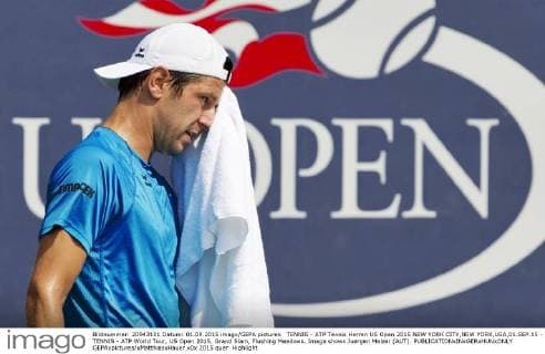 TENNIS - ATP Tennis Herren US Open 2015 NEW YORK CITY,NEW YORK,USA,01.SEP.15 - TENNIS - ATP World Tour, US Open 2015, Grand Slam, Flushing Meadows. Image shows Juergen Melzer (AUT). GEPAxpictures xMatthiasxHauer