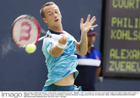TENNIS - ATP Tennis Herren US Open 2015 NEW YORK CITY,NEW YORK,USA,01.SEP.15 - TENNIS - ATP World Tour, US Open 2015, Grand Slam, Flushing Meadows. Image shows Philipp Kohlschreiber (GER). GEPAxpictures xMatthiasxHauer