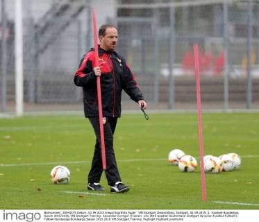 VfB Stuttgart Deutschland, Stuttgart, 01.09.2015, 1. Fussball-Bundesliga, Saison 2015 2016, VfB Stuttgart Training: Alexander Zorniger (Trainer).