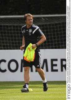 Aktuell Fußball, Training DFB Nationalteam in Frankfurt Co-Trainer Thomas Schneider - Training der Deutschen Nationalmannschaft, Commerzbank Arena Frankfurt, EM-Qualifikation
