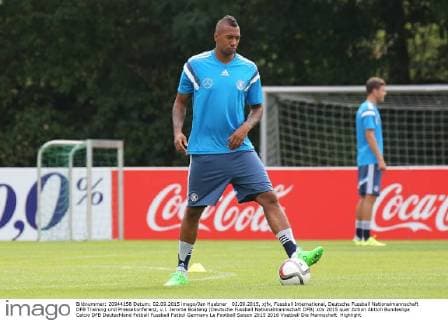 02.09.2015, xjfx, Fussball International, Deutsche Fussball Nationalmannschaft DFB Training und Pressekonferenz, v.l. Jerome Boateng (Deutsche Fussball Nationalmannschaft DFB)