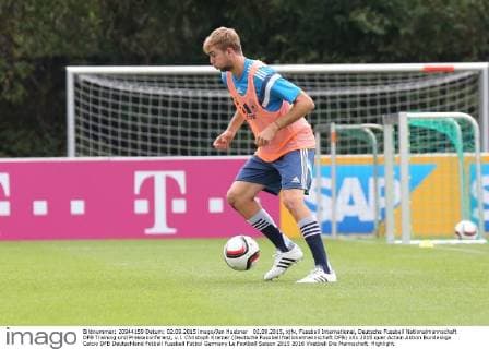 02.09.2015, xjfx, Fussball International, Deutsche Fussball Nationalmannschaft DFB Training und Pressekonferenz, v.l. Christoph Kramer (Deutsche Fussball Nationalmannschaft DFB)