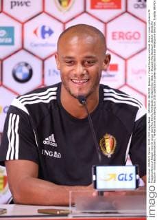 - BRUSSELS, BELGIUM: Belgium s Vincent Kompany pictured during a press conference PK Pressekonferenz of Belgian national soccer team Red Devils, Wednesday 02 September 2015, in Brussels King Baudouin stadium (Stade Roi Baudouin - Koning Boudewijnsatdion). The Red Devils are playing Euro 2016 qualification games against Bosnia and Herzegovina tomorrow. Tuesday BRUNOxFAHY  x04692228x