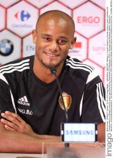 - BRUSSELS, BELGIUM: Belgium s Vincent Kompany pictured during a press conference PK Pressekonferenz of Belgian national soccer team Red Devils, Wednesday 02 September 2015, in Brussels King Baudouin stadium (Stade Roi Baudouin - Koning Boudewijnsatdion). The Red Devils are playing Euro 2016 qualification games against Bosnia and Herzegovina tomorrow. Tuesday BRUNOxFAHY  x04692221x