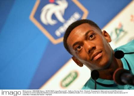 Anthony Martial (fra) - Fussball, Pressetermin Nationalmannschaft Frankreich - 02 09 2015 AnthonyBIBARD FEP Panoramic 