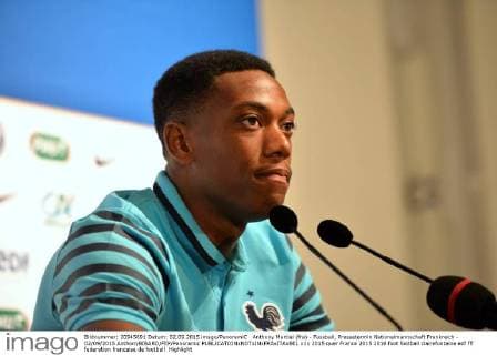 Anthony Martial (fra) - Fussball, Pressetermin Nationalmannschaft Frankreich - 02 09 2015 AnthonyBIBARD FEP Panoramic 
