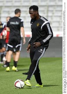 Romelu Lukaku of Belgium FOOTBALL : Equipe de Belgique - Entrainement et conference de presse - Bruxelles - 02 09 2015 Photonews Panoramic 