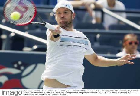 TENNIS - ATP Tennis Herren US Open 2015 NEW YORK CITY,NEW YORK,USA,02.SEP.15 - TENNIS - ATP World Tour, US Open 2015, Grand Slam, Flushing Meadows. Image shows Mardy Fish (USA). GEPAxpictures xMatthiasxHauer
