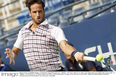 TENNIS - ATP Tennis Herren US Open 2015 NEW YORK CITY,NEW YORK,USA,02.SEP.15 - TENNIS - ATP World Tour, US Open 2015, Grand Slam, Flushing Meadows. Image shows Feliciano Lopez (ESP). GEPAxpictures xMatthiasxHauer
