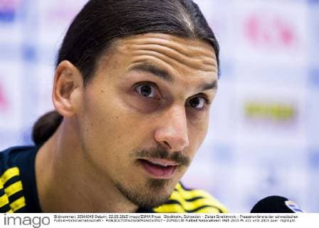Stockholm, Schweden - Zlatan Ibrahimovic - Pressekonferenz der schwedischen Fußball-Nationalmannschaft -  - ZUMAb138