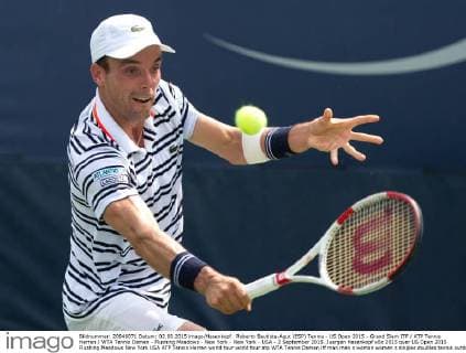 Roberto Bautista-Agut (ESP) Tennis - US Open 2015 - Grand Slam ITF ATP Tennis Herren WTA Tennis Damen - Flushing Meadows - New York - New York - USA - 2 September 2015. Juergen Hasenkopf