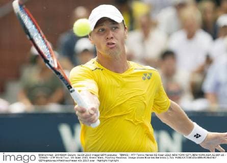TENNIS - ATP Tennis Herren US Open 2015 NEW YORK CITY,NEW YORK,USA,02.SEP.15 - TENNIS - ATP World Tour, US Open 2015, Grand Slam, Flushing Meadows. Image shows Ricardas Berankis (LTU). GEPAxpictures xMatthiasxHauer