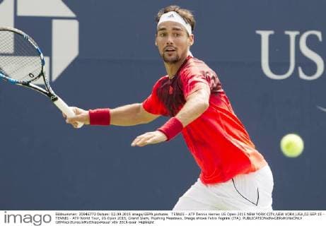 TENNIS - ATP Tennis Herren US Open 2015 NEW YORK CITY,NEW YORK,USA,02.SEP.15 - TENNIS - ATP World Tour, US Open 2015, Grand Slam, Flushing Meadows. Image shows Fabio Fognini (ITA). GEPAxpictures xMatthiasxHauer
