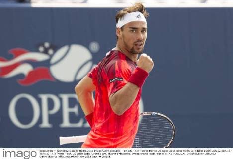 TENNIS - ATP Tennis Herren US Open 2015 NEW YORK CITY,NEW YORK,USA,02.SEP.15 - TENNIS - ATP World Tour, US Open 2015, Grand Slam, Flushing Meadows. Image shows Fabio Fognini (ITA). GEPAxpictures xMatthiasxHauer