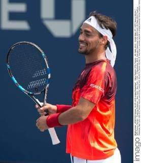 Fabio Fognini (ITA) Tennis - US Open 2015 - Grand Slam ITF ATP Tennis Herren WTA Tennis Damen - Flushing Meadows - New York - New York - USA - 2 September 2015. Juergen Hasenkopf