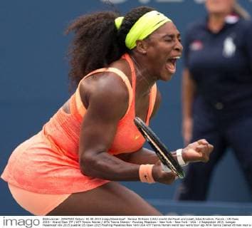 Serena Williams (USA) macht die Faust und jubelt,Jubel,Emotion, Tennis - US Open 2015 - Grand Slam ITF ATP Tennis Herren WTA Tennis Damen - Flushing Meadows - New York - New York - USA - 2 September 2015. Juergen Hasenkopf