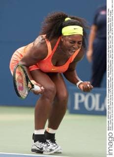 Serena Williams (USA) macht die Faust und jubelt,Jubel,Emotion, Tennis - US Open 2015 - Grand Slam ITF ATP Tennis Herren WTA Tennis Damen - Flushing Meadows - New York - New York - USA - 2 September 2015. Juergen Hasenkopf