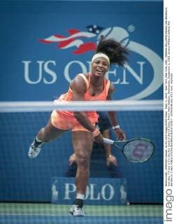 Sept. 2, 2015 - New York, New York, USA - SERENA WILLIAMS defeats Kiki Bertens in two sets, 7-6 and 6-3 in the 2nd round of the US Open, Arthur Ashe Stadium, Wednesday, September 2, 2015. Serena Williams defeats Kiki Bertens In 2 Sets - ZUMAb148