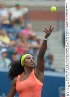 Sept. 2, 2015 - New York, New York, USA - SERENA WILLIAMS defeats Kiki Bertens in two sets, 7-6 and 6-3 in the 2nd round of the US Open, Arthur Ashe Stadium, Wednesday, September 2, 2015. Serena Williams defeats Kiki Bertens In 2 Sets - ZUMAb148