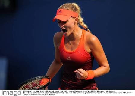 Kristina Mladenovic (FRA) TENNIS : US Open 2015 - 02 09 2015 TennisMagazine Panoramic 