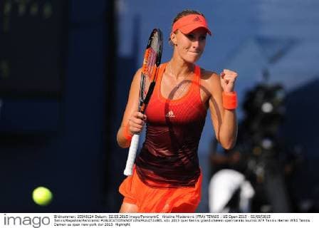 Kristina Mladenovic (FRA) TENNIS : US Open 2015 - 02 09 2015 TennisMagazine Panoramic 
