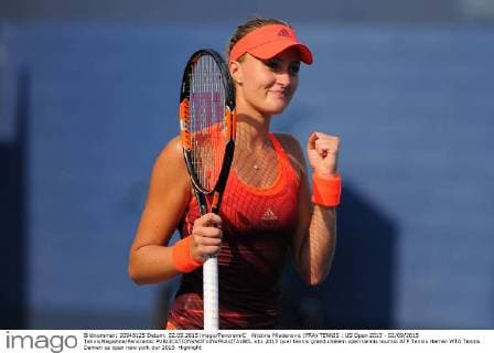 Kristina Mladenovic (FRA) TENNIS : US Open 2015 - 02 09 2015 TennisMagazine Panoramic 