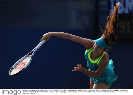 Oceane Dodin (FRA) TENNIS : US Open 2015 - 02 09 2015 TennisMagazine Panoramic 