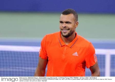 Jo Wilfried Tsonga (FRA) TENNIS : US Open 2015 - 02 09 2015 TennisMagazine Panoramic 