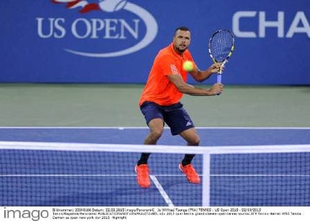 Jo Wilfried Tsonga (FRA) TENNIS : US Open 2015 - 02 09 2015 TennisMagazine Panoramic 