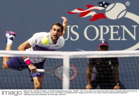 TENNIS - ATP Tennis Herren US Open 2015 NEW YORK CITY,NEW YORK,USA,02.SEP.15 - TENNIS - ATP World Tour, US Open 2015, Grand Slam, Flushing Meadows. Image shows Marin Cilic (CRO). GEPAxpictures xMatthiasxHauer