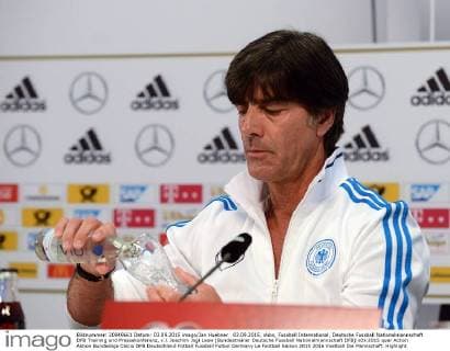 03.09.2015, xhbx, Fussball International, Deutsche Fussball Nationalmannschaft DFB Training und Pressekonferenz, v.l. Joachim Jogi Loew (Bundestrainer Deutsche Fussball Nationalmannschaft DFB)