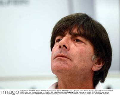 03.09.2015, xhbx, Fussball International, Deutsche Fussball Nationalmannschaft DFB Training und Pressekonferenz, v.l. Joachim Jogi Loew (Bundestrainer Deutsche Fussball Nationalmannschaft DFB)