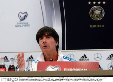 03.09.2015, xhbx, Fussball International, Deutsche Fussball Nationalmannschaft DFB Training und Pressekonferenz, v.l. Joachim Jogi Loew (Bundestrainer Deutsche Fussball Nationalmannschaft DFB)