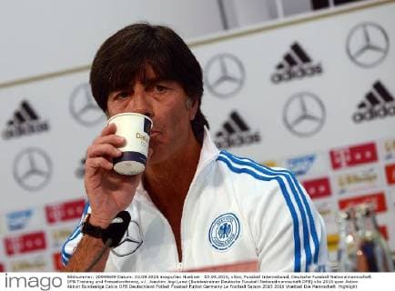 03.09.2015, xhbx, Fussball International, Deutsche Fussball Nationalmannschaft DFB Training und Pressekonferenz, v.l. Joachim Jogi Loew (Bundestrainer Deutsche Fussball Nationalmannschaft DFB)