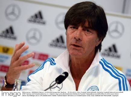 03.09.2015, xhbx, Fussball International, Deutsche Fussball Nationalmannschaft DFB Training und Pressekonferenz, v.l. Joachim Jogi Loew (Bundestrainer Deutsche Fussball Nationalmannschaft DFB)