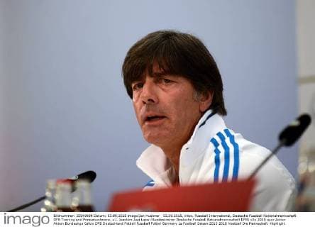 03.09.2015, xhbx, Fussball International, Deutsche Fussball Nationalmannschaft DFB Training und Pressekonferenz, v.l. Joachim Jogi Loew (Bundestrainer Deutsche Fussball Nationalmannschaft DFB)