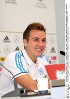 Mario Goetze - Pressekonferenz der Deutschen Nationalmannschaft, Commerzbank Arena Frankfurt, EM-Qualifikation