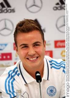 Mario Goetze - Pressekonferenz der Deutschen Nationalmannschaft, Commerzbank Arena Frankfurt, EM-Qualifikation
